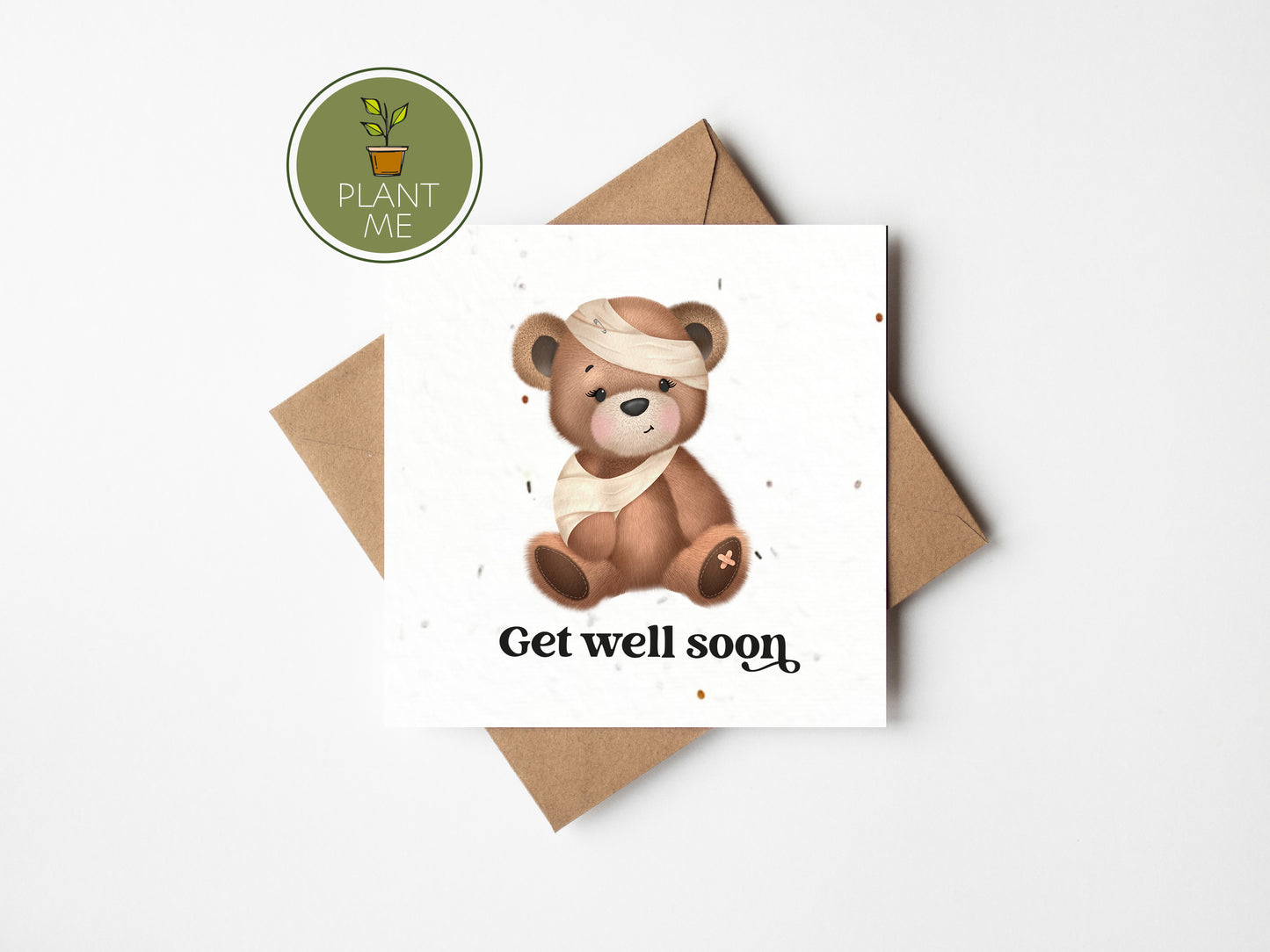 Get Well Soon Bear Card