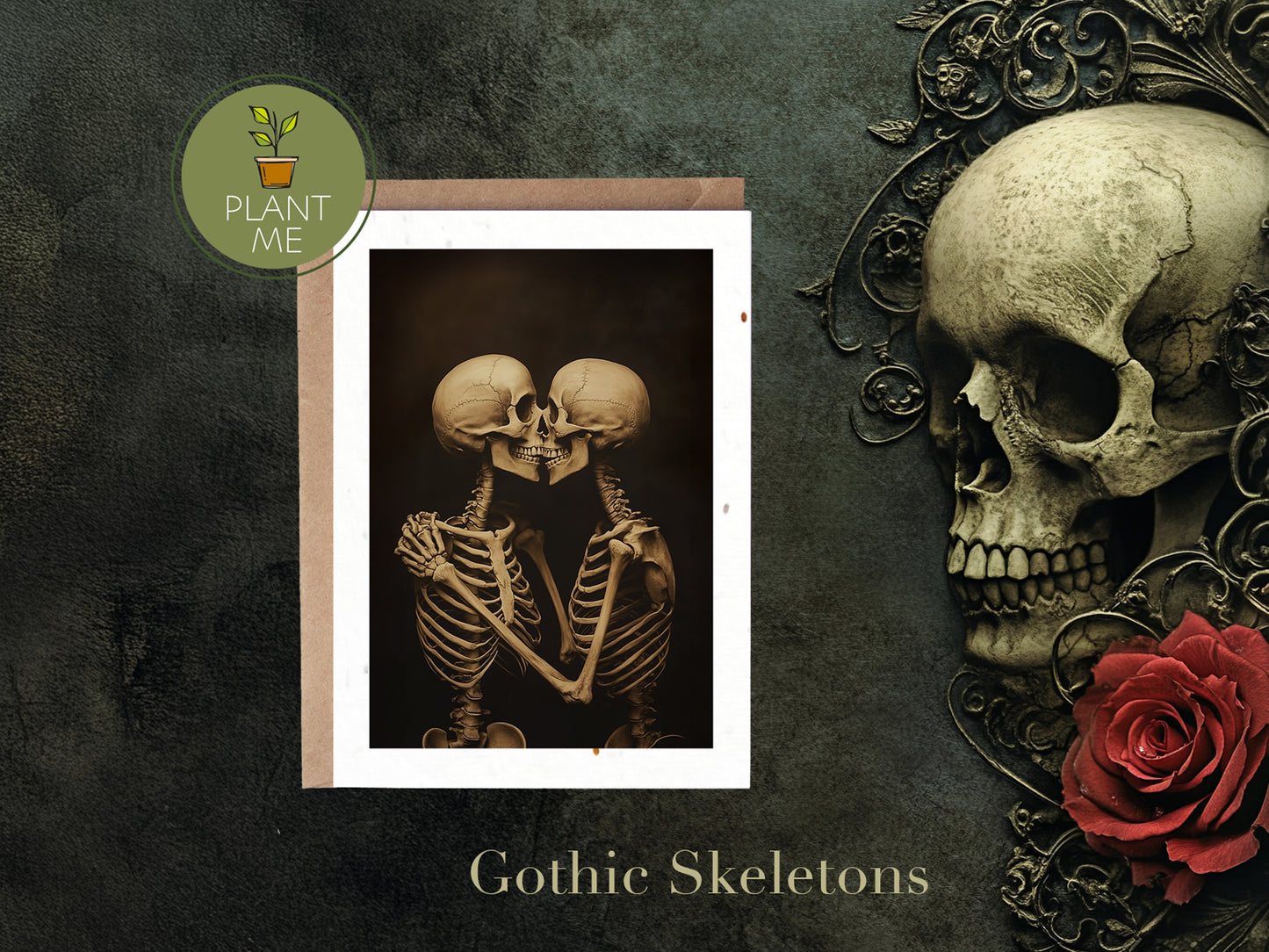The Gothic Skeleton Card