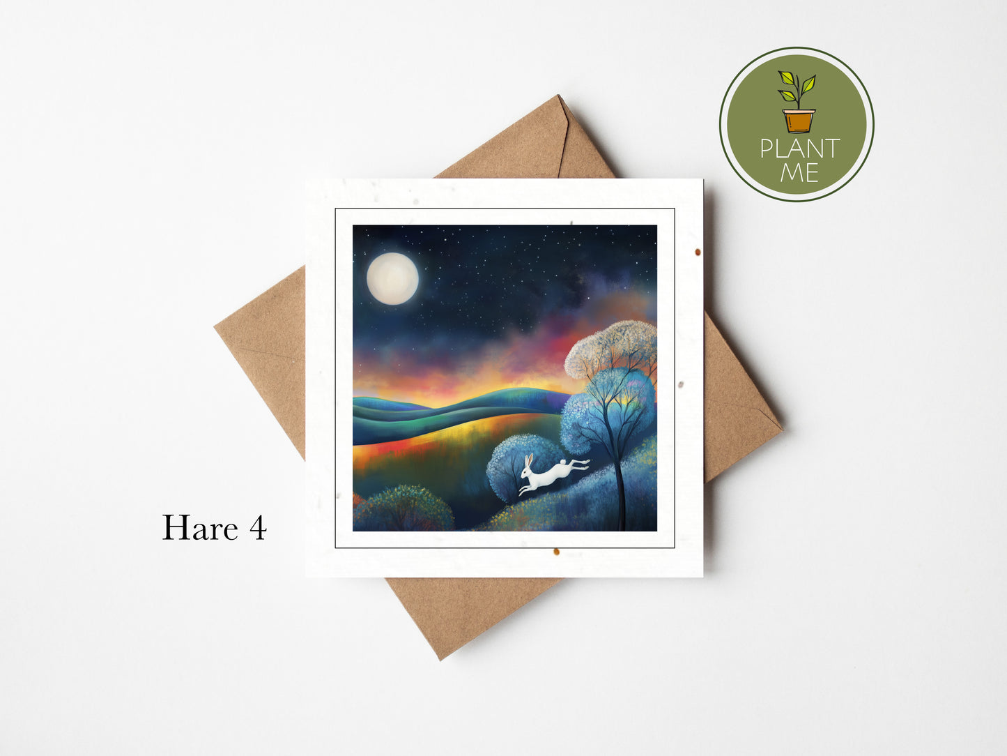 The Spring Hare Collection- Square Cards