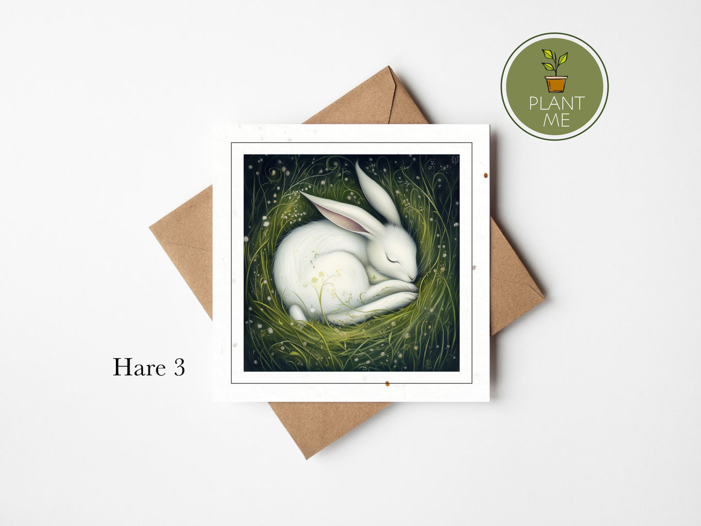 The Spring Hare Collection- Square Cards