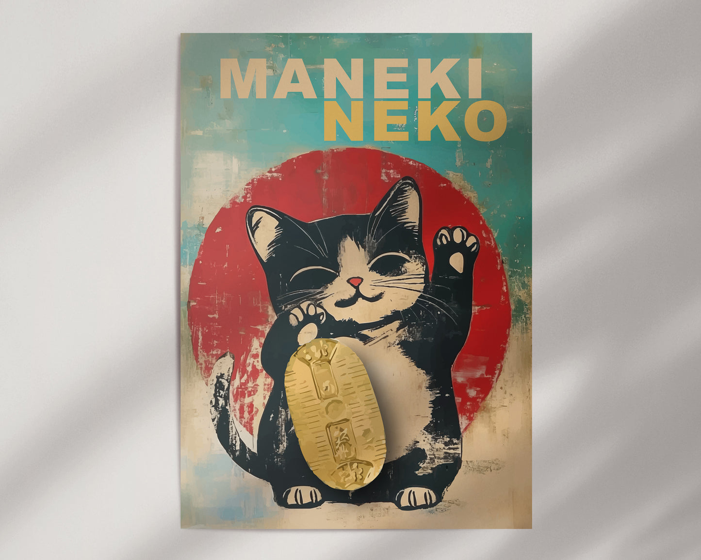 Maneki Neko - "Lucky Cat" Print