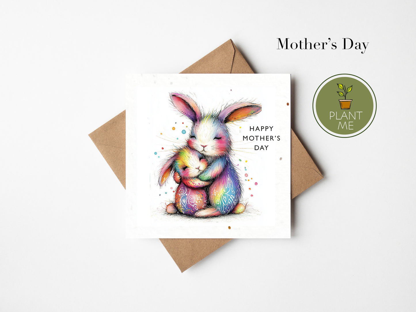 The Mother's Day Rabbits Card
