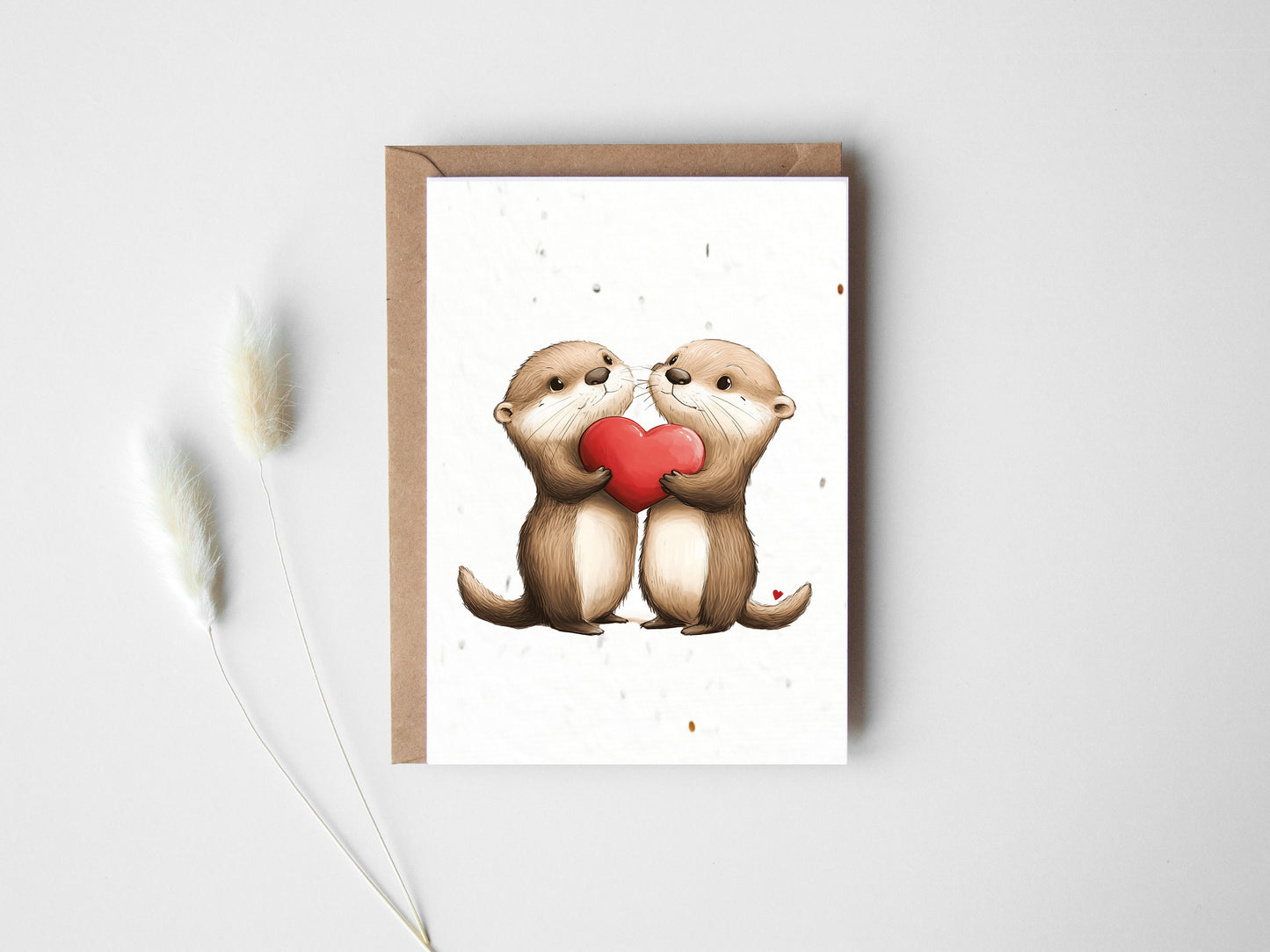The Love Heart Animals Card Collection