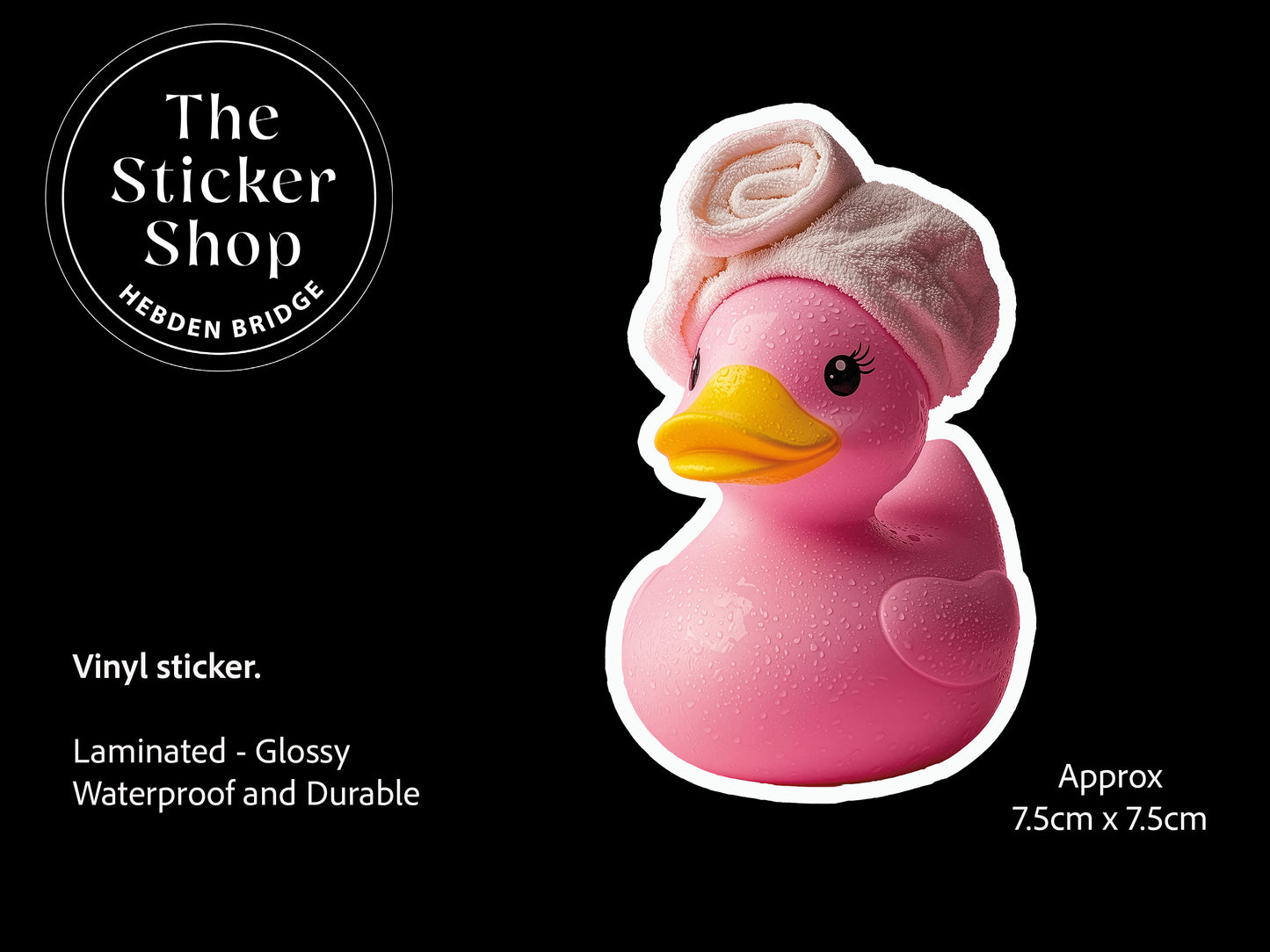 Pink Ducky - Vinyl Sticker