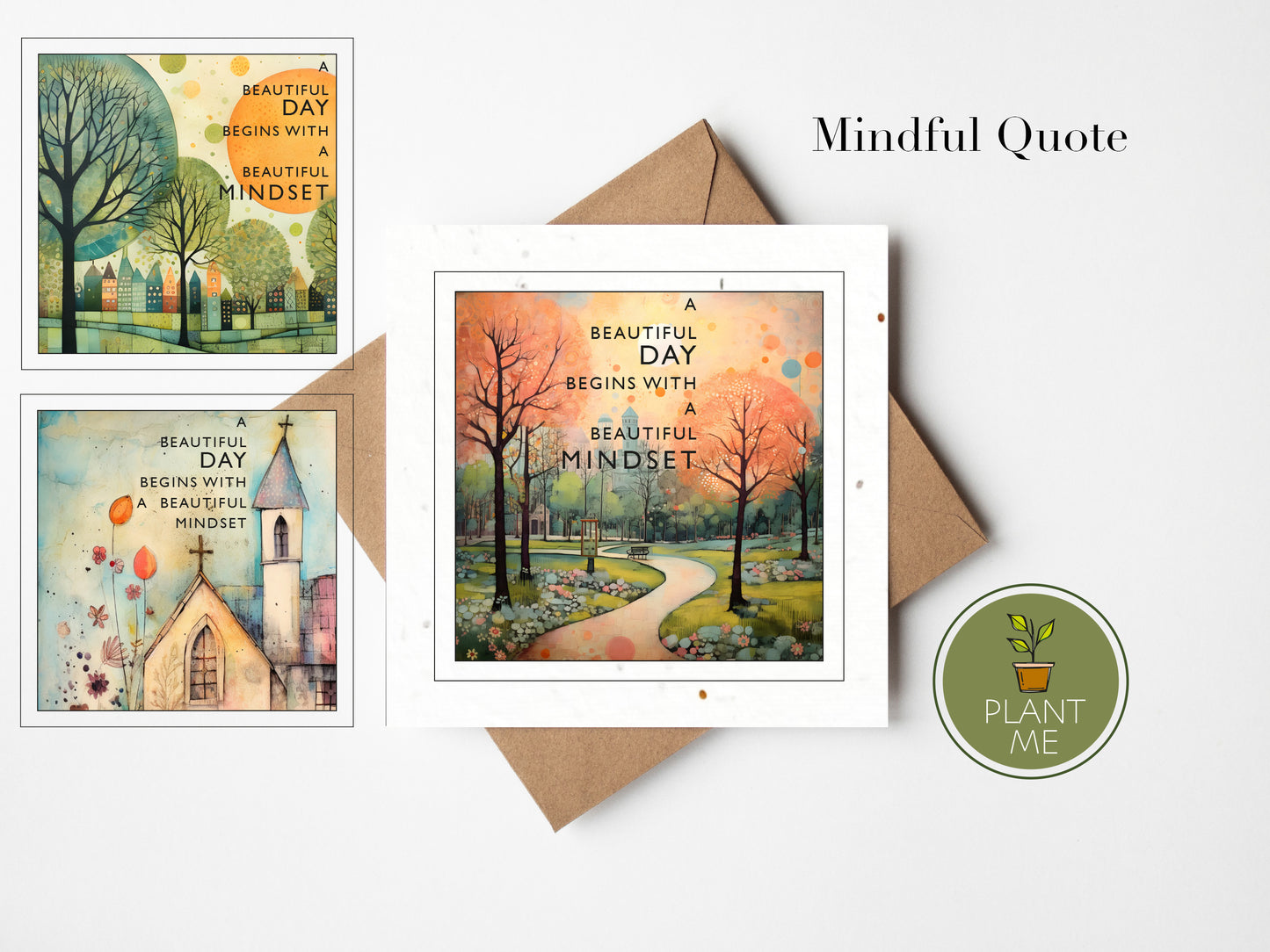 The Mindful Quote Set- Square Cards