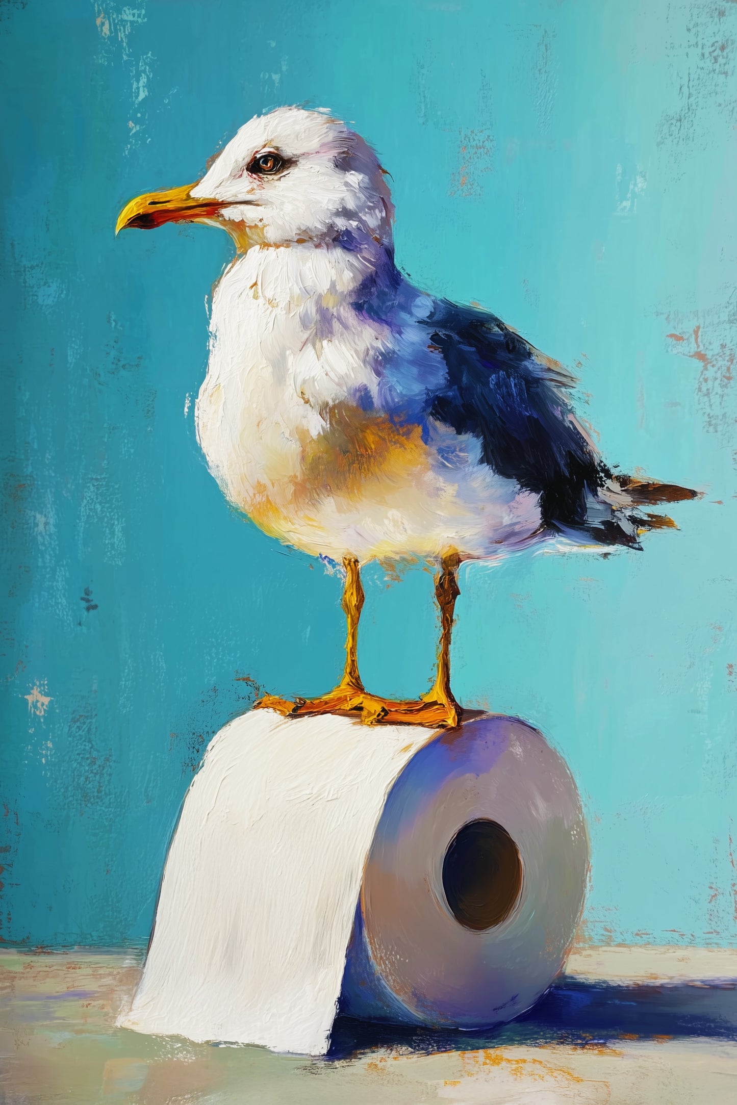 Seagull - Bathroom Print