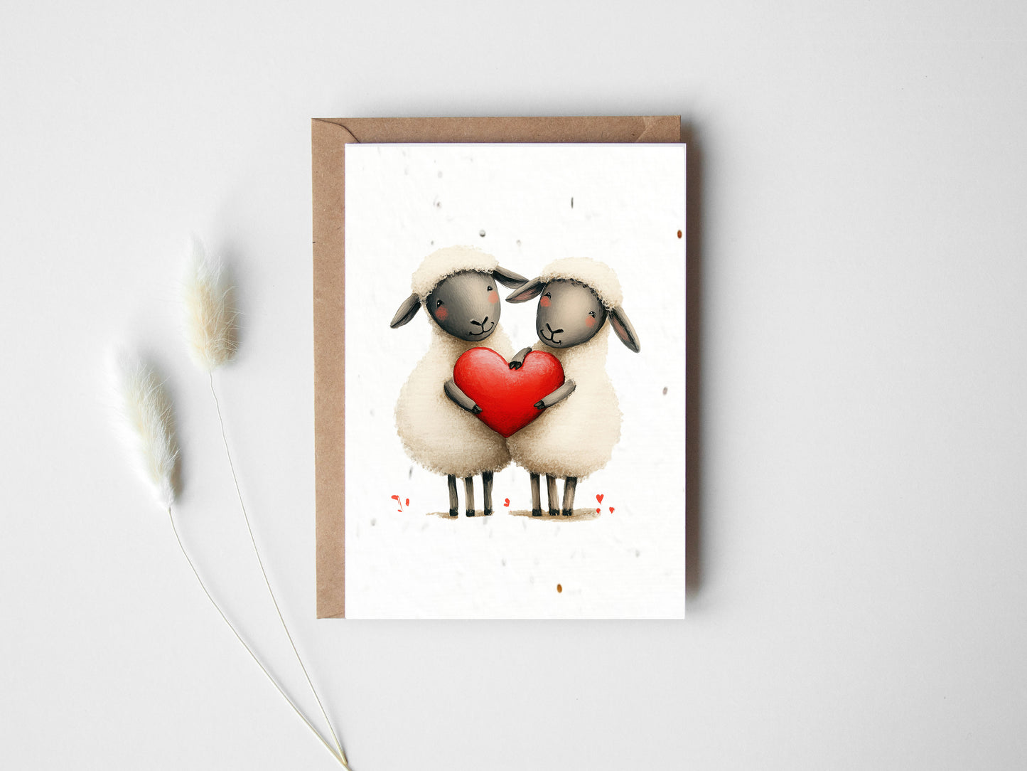 The Love Heart Animals Card Collection