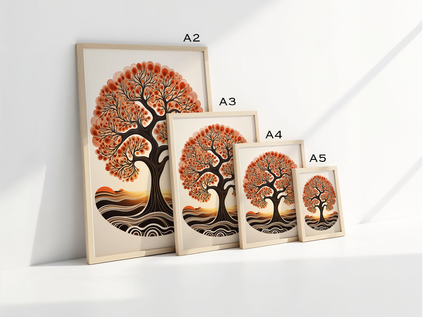 Retro Tree of Life Print