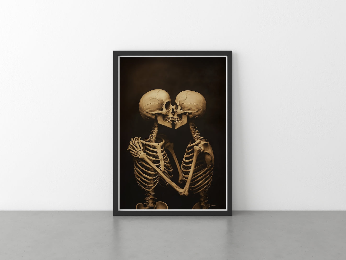 Gothic Skeletons Print