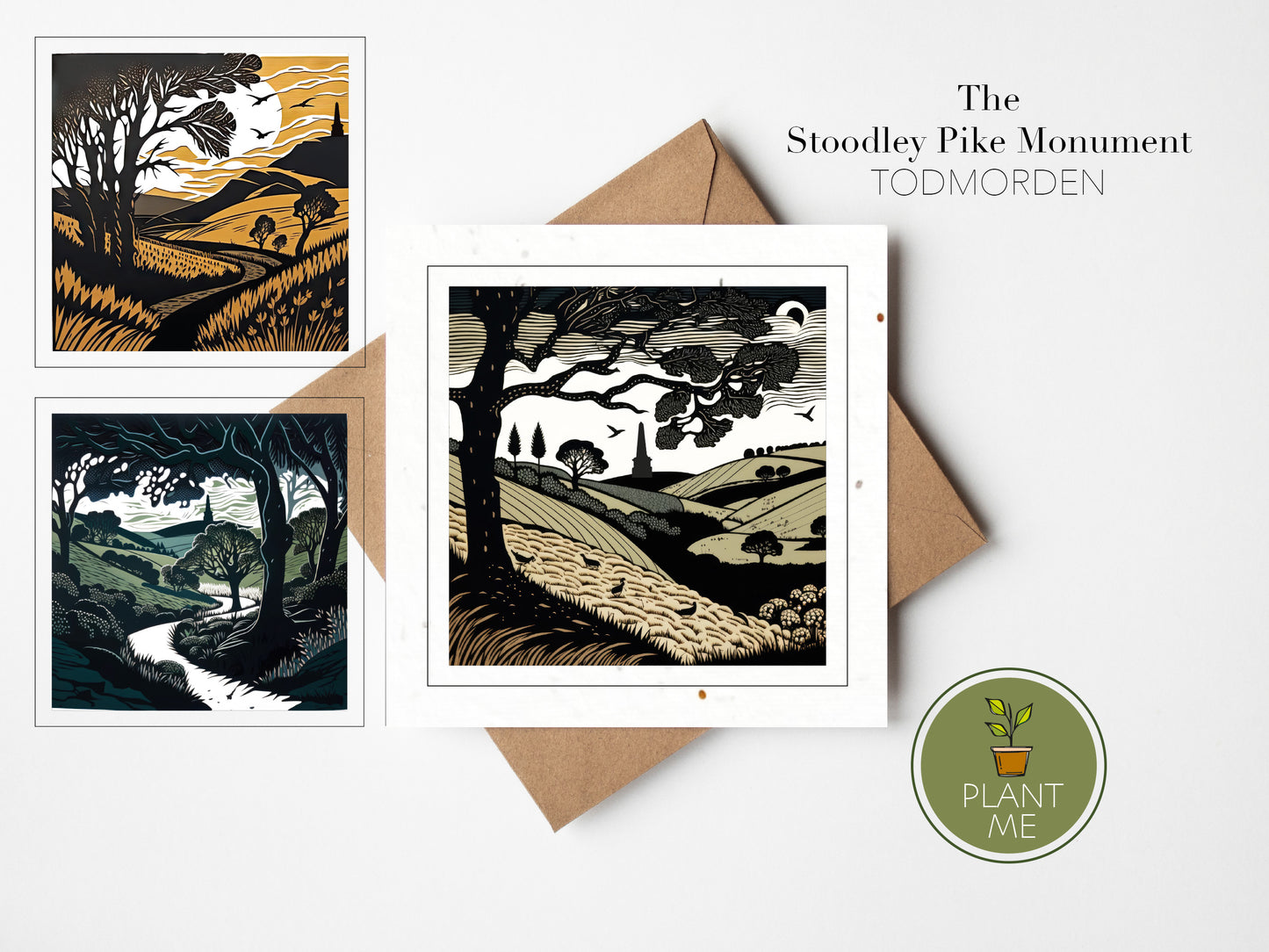 The Stoodley Pike Set- Square Cards