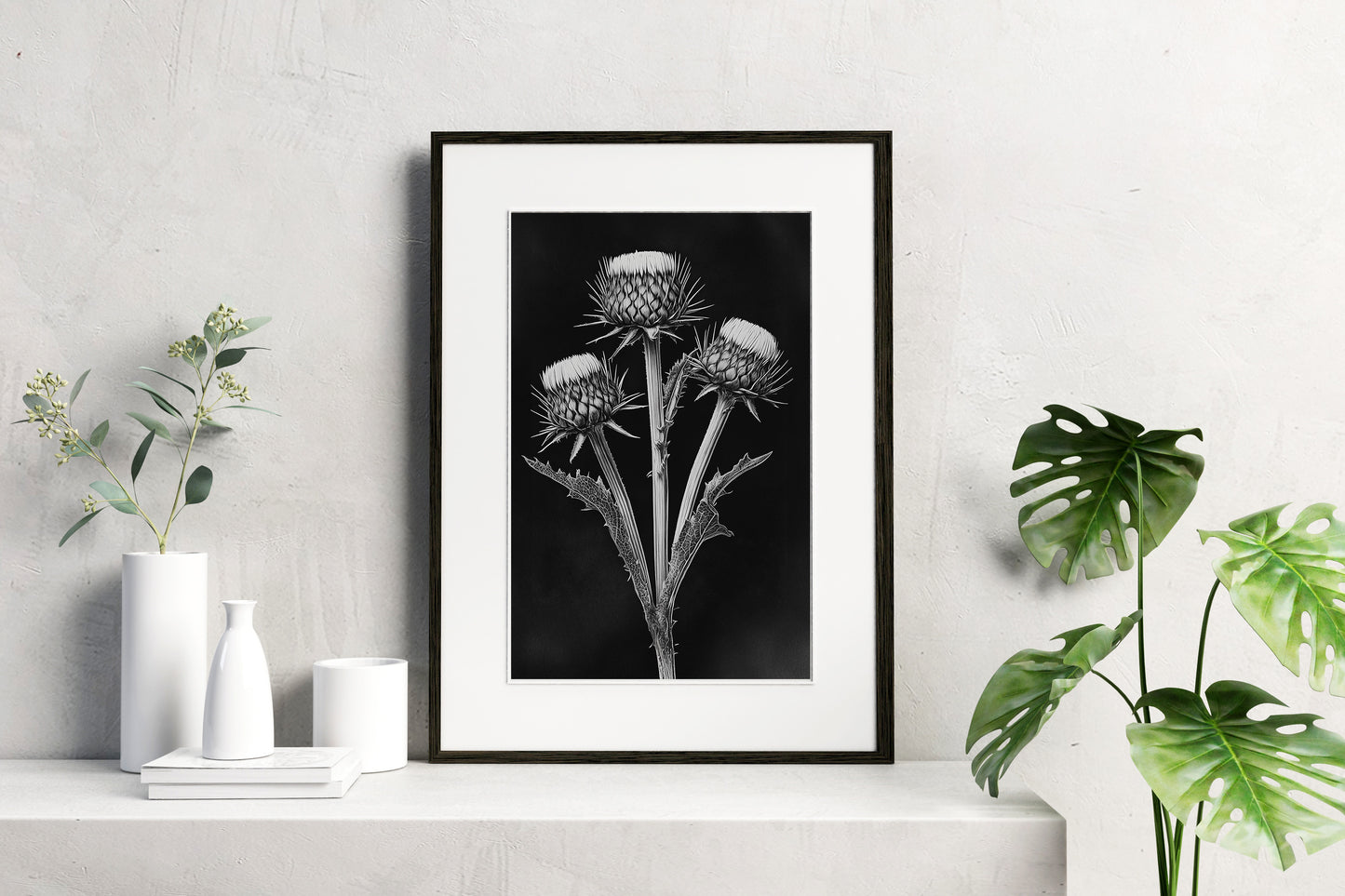 The Monochromatic Botanical Print Set