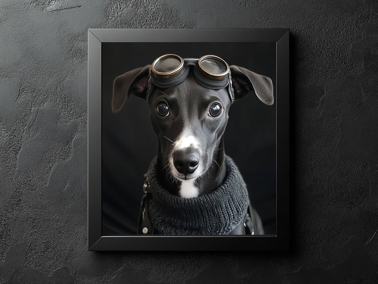 Steampunk Custom Dog Portrait & Print