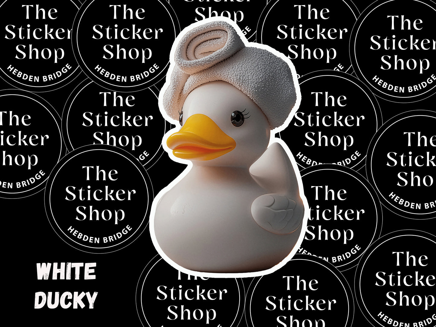 White Ducky - Vinyl Sticker
