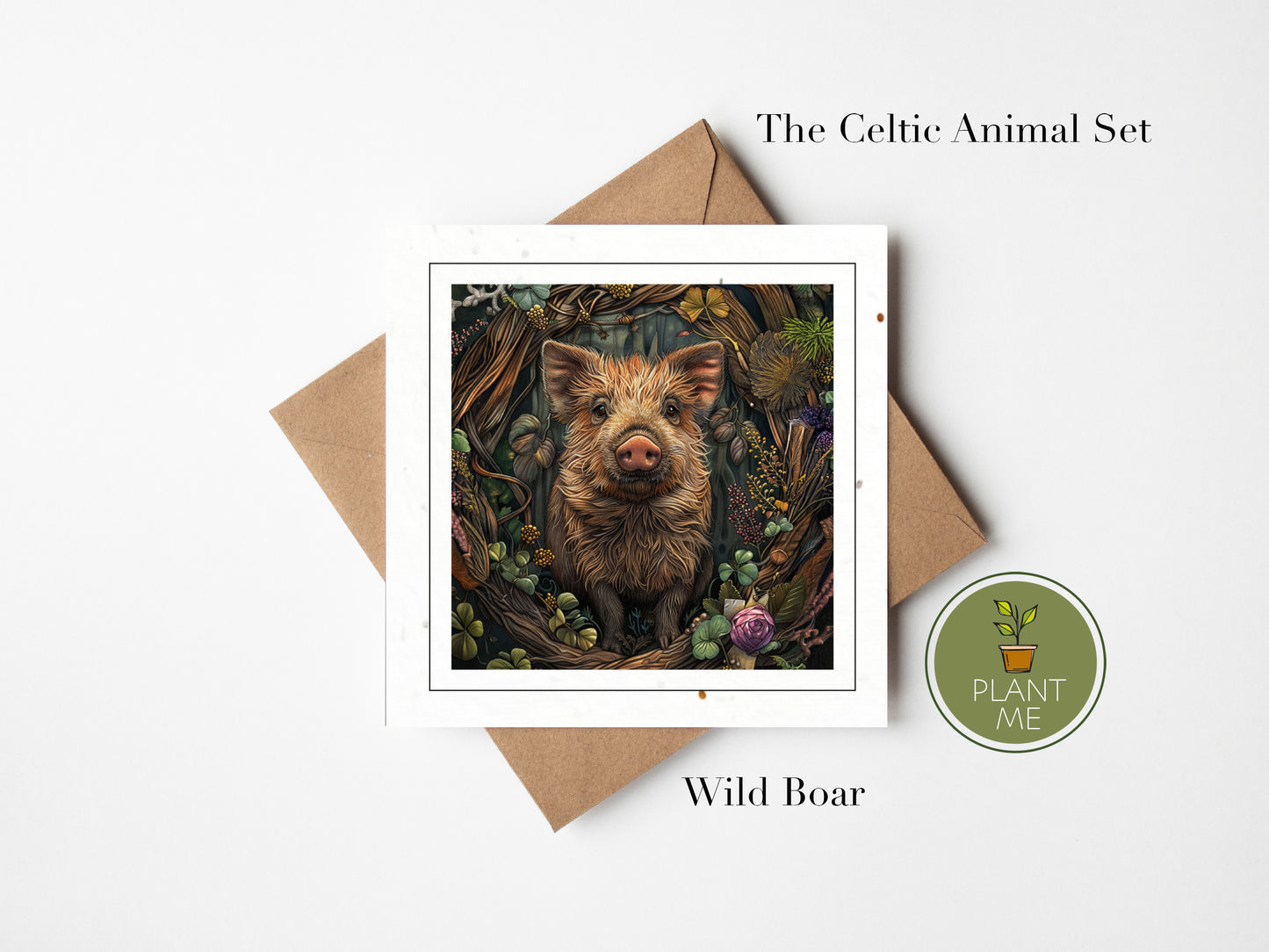 The Celtic Animals Collection- Square Cards