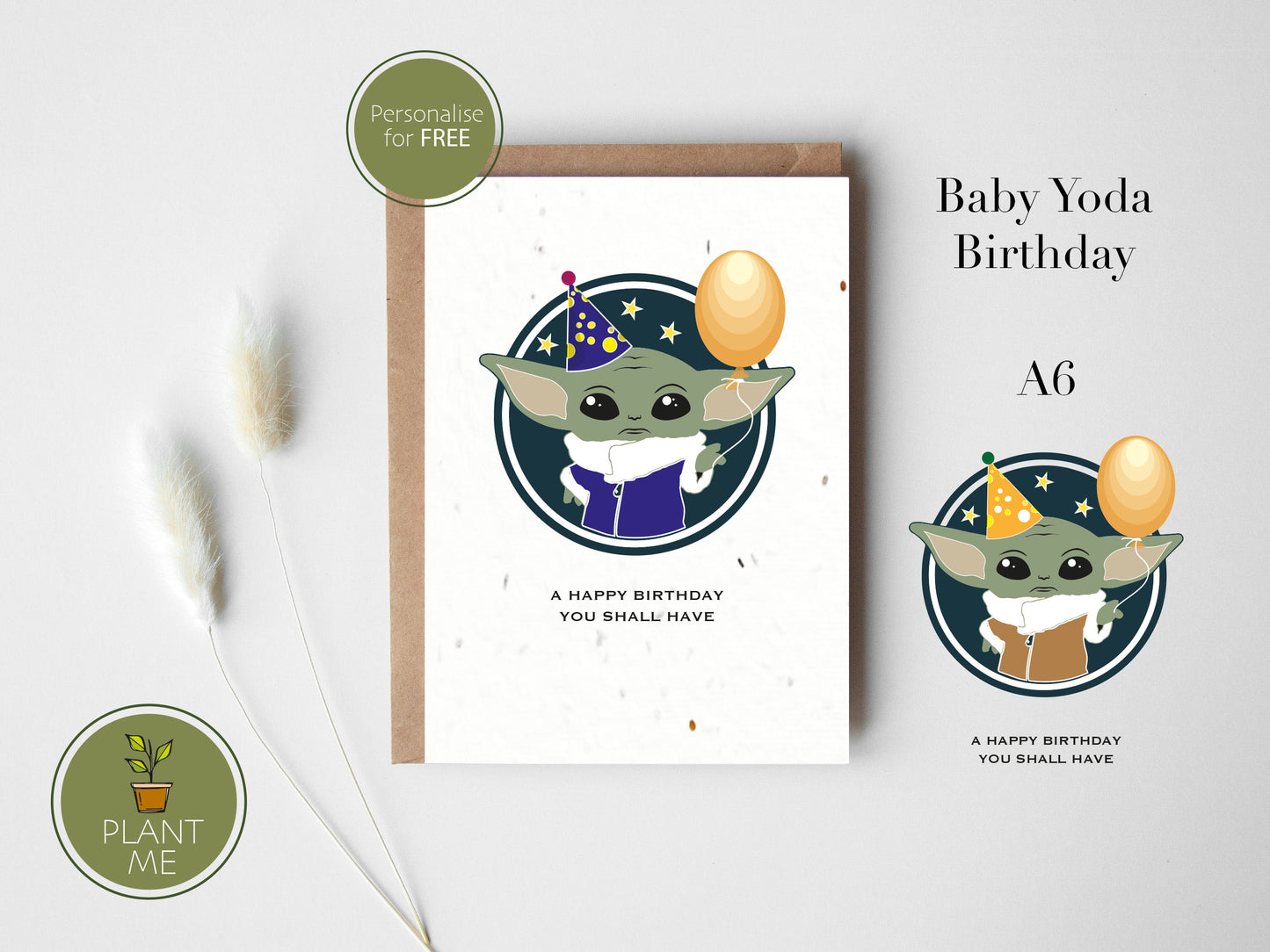 The Baby Yoda Card Set