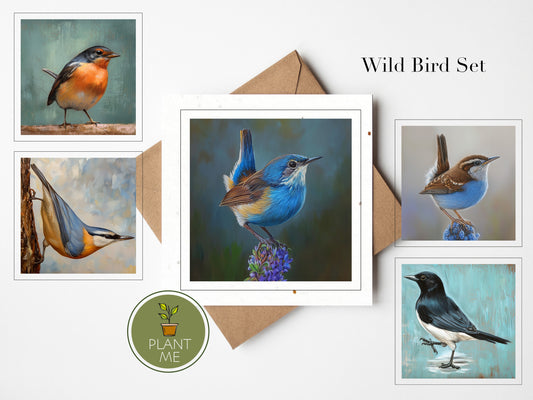 The Wild Bird Collection -Square Cards