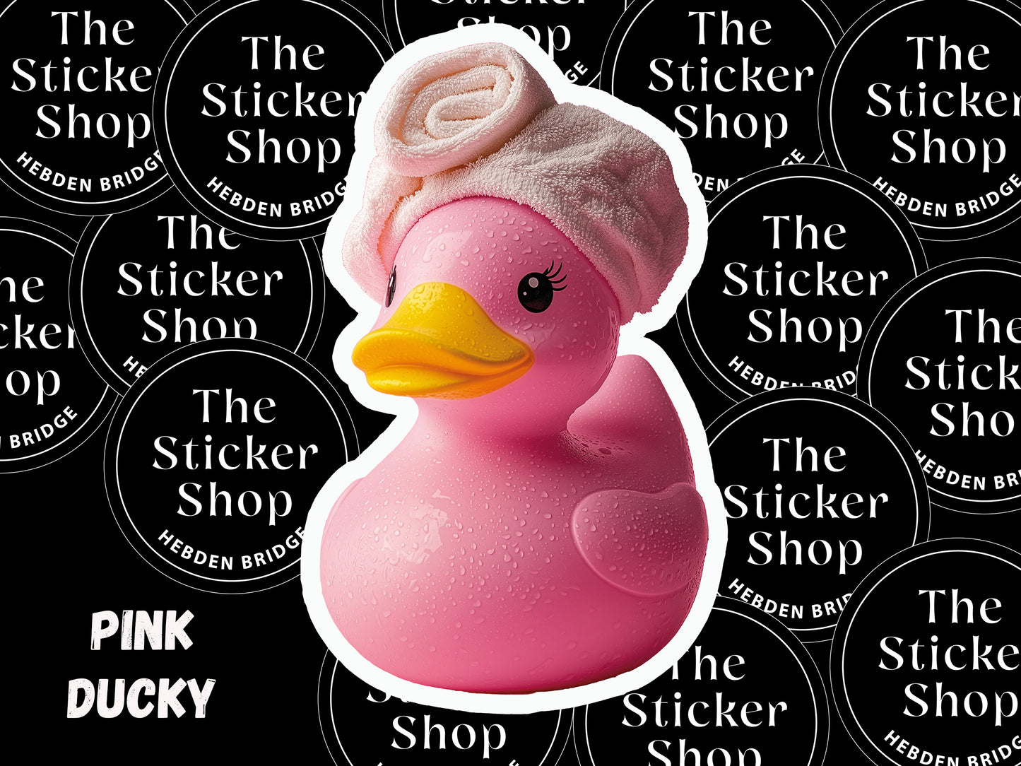 Pink Ducky - Vinyl Sticker
