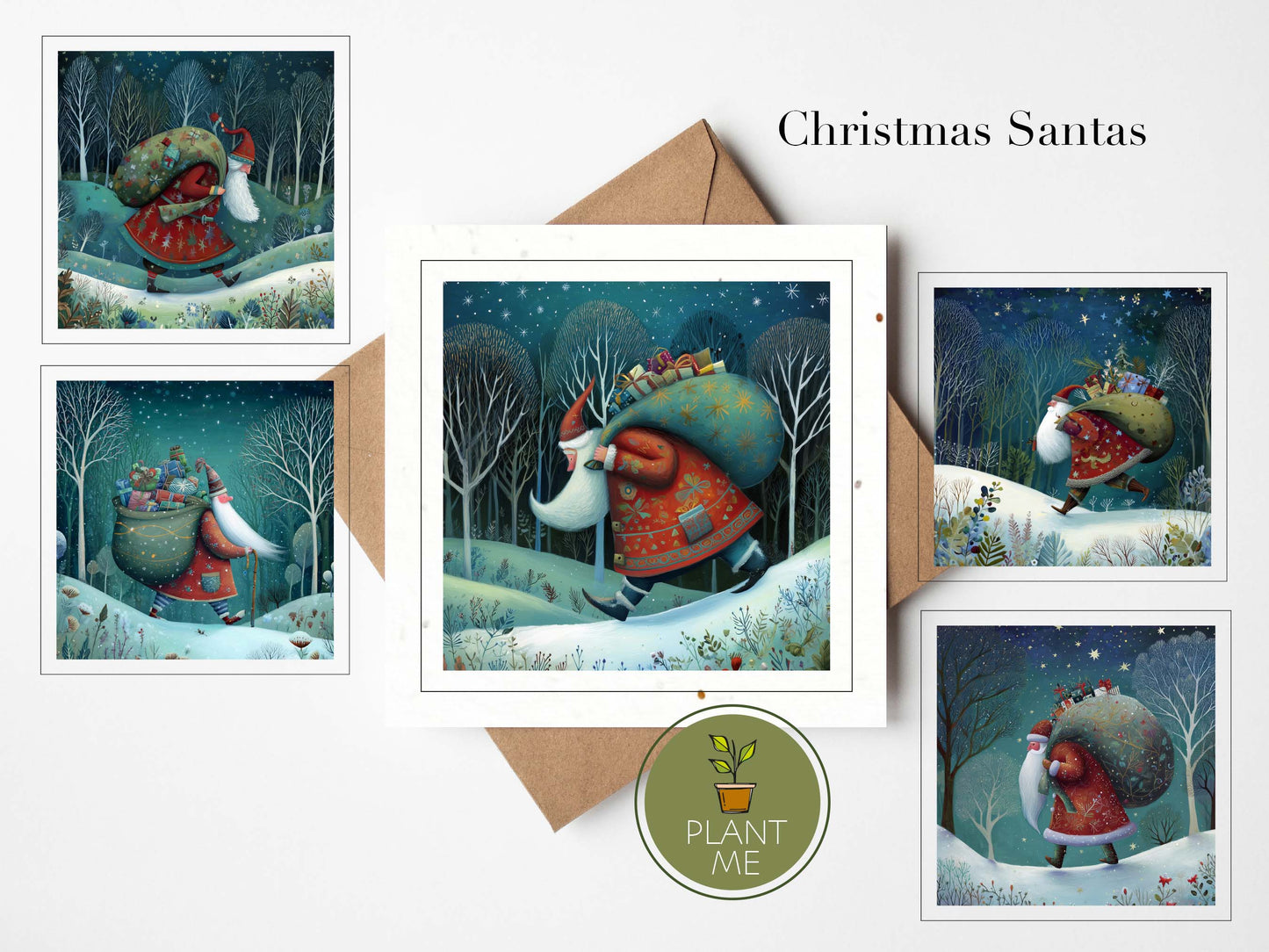 The Christmas Santas Set