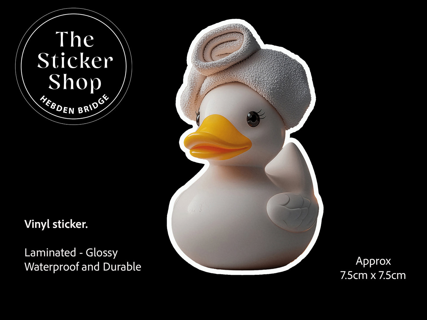 White Ducky - Vinyl Sticker