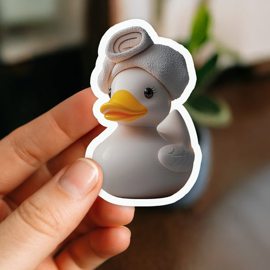 White Ducky - Vinyl Sticker